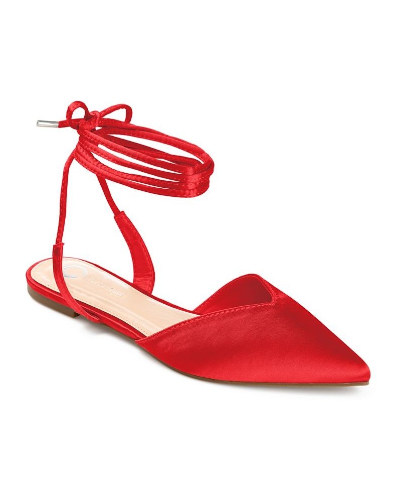 Women's Theia Tie-Up Flats PD06 $40.80 Shoes