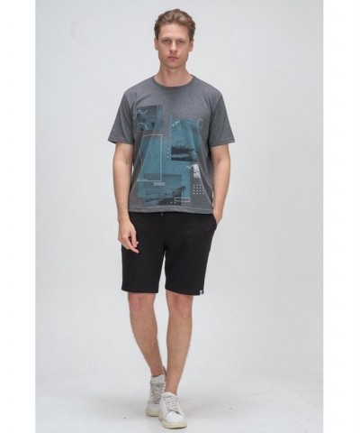 Men's Modern Print Fitted Cali T-shirt PD08 $35.00 T-Shirts