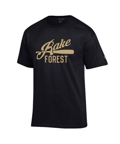 Men's Black Wake Forest Demon Deacons Rake Forest Baseball T-shirt $15.58 T-Shirts