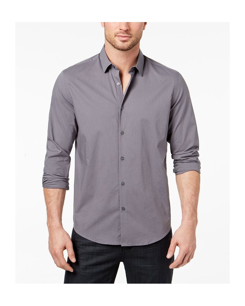 Men’s Stretch Modern Solid Shirt PD04 $17.39 Shirts