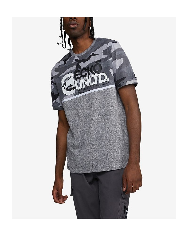 Men's Short Sleeve Future Rok T-shirt Gray $23.78 T-Shirts