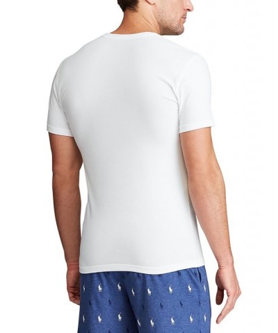 Men's 3-Pk. Slim-Fit Stretch V-Neck Undershirts White $30.25 Undershirt