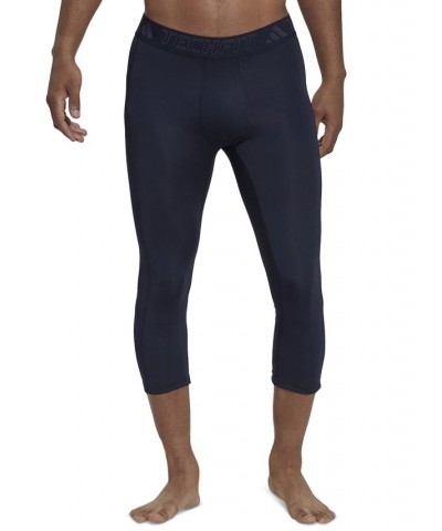 Men's Techfit Performance Training 3/4 Tights Blue $14.30 Pants