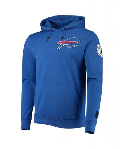 Men's Royal Buffalo Bills Logo Pullover Hoodie $48.40 Sweatshirt