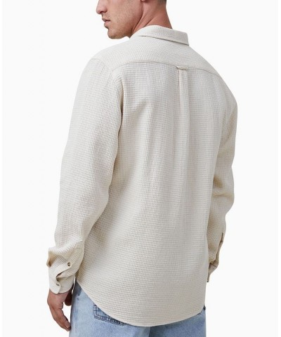 Men's Camden Long Sleeve Shirt White $29.99 Shirts