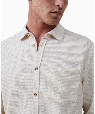 Men's Camden Long Sleeve Shirt White $29.99 Shirts