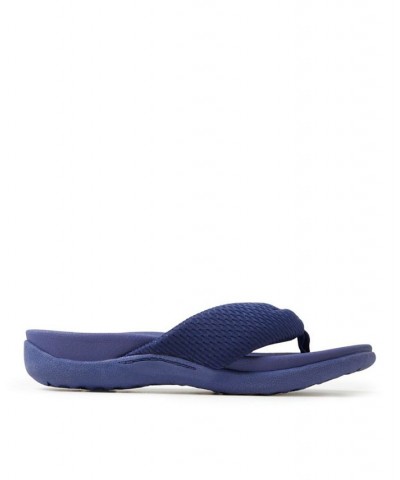 Women's Low Foam Slides Blue $27.60 Shoes