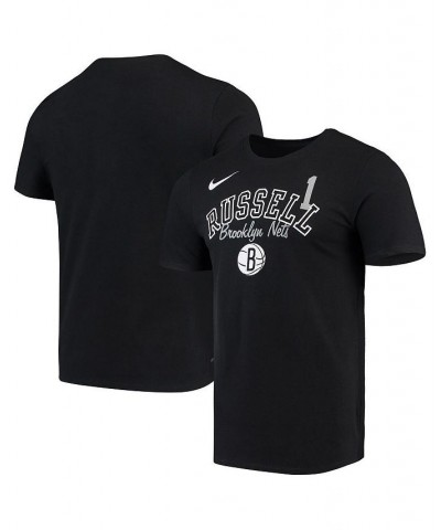 Men's D'Angelo Russell Black Brooklyn Nets Player Performance T-shirt $18.00 T-Shirts