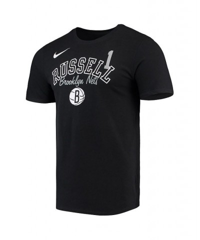 Men's D'Angelo Russell Black Brooklyn Nets Player Performance T-shirt $18.00 T-Shirts