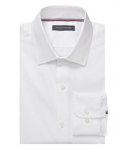 Men's TH Flex Slim Fit Wrinkle Free Stretch Twill Dress Shirt PD01 $29.93 Dress Shirts