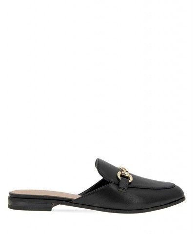 Women's Zorie Mule Loafers Black $50.49 Shoes