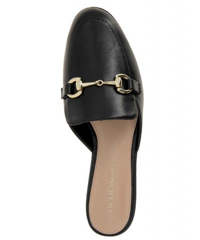 Women's Zorie Mule Loafers Black $50.49 Shoes