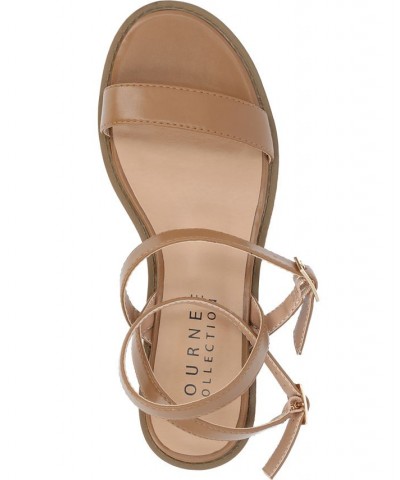 Women's Gigie Strappy Sandal Tan/Beige $39.60 Shoes