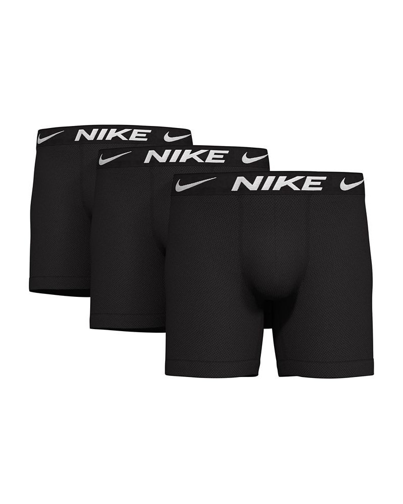 Men's 3-Pk. Essential Dri-FIT ADV Boxer Briefs Black $23.80 Underwear