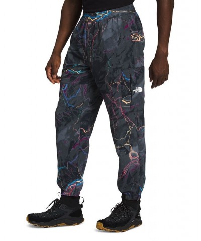 Men's TNF Nylon Easy Pants Tnf Black Trail Glow Print $46.00 Pants