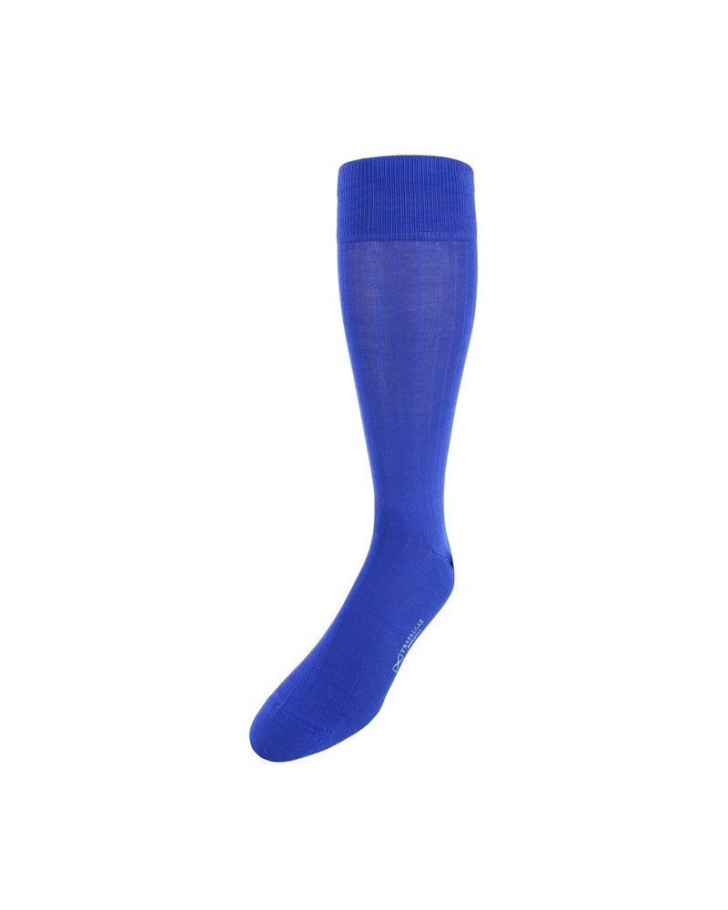 Jasper Mercerized Cotton Ribbed Mid-Calf Solid Color Socks PD06 $16.92 Socks