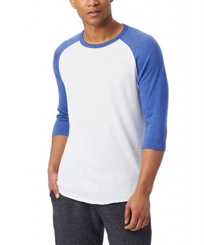 Men's Keeper Eco Jersey Baseball T-shirt White, Vintage-Like Royal $29.70 T-Shirts