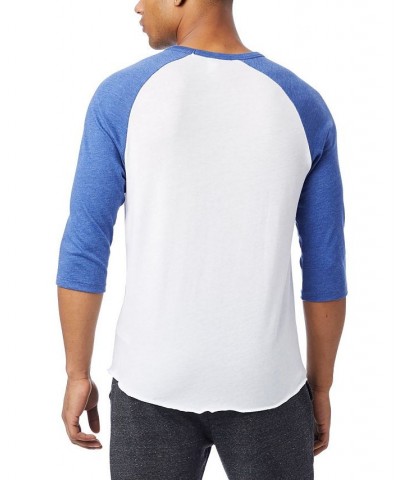 Men's Keeper Eco Jersey Baseball T-shirt White, Vintage-Like Royal $29.70 T-Shirts