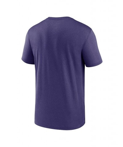 Men's Purple Baltimore Ravens Horizontal Lockup Legend T-shirt $24.00 T-Shirts