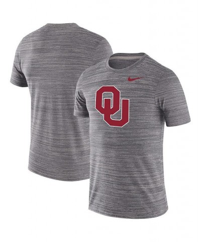 Men's Heathered Charcoal Oklahoma Sooners Big and Tall Velocity Performance T-shirt $26.95 T-Shirts