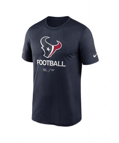 Men's Navy Houston Texans Infographic Performance T-shirt $20.00 T-Shirts