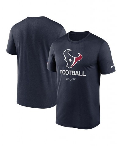 Men's Navy Houston Texans Infographic Performance T-shirt $20.00 T-Shirts