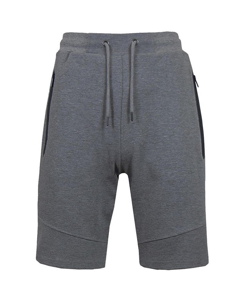 Men's Slim Fit Tech Fleece Performance Active Jogger Shorts Charcoal $18.36 Shorts