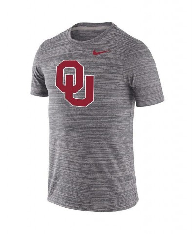 Men's Heathered Charcoal Oklahoma Sooners Big and Tall Velocity Performance T-shirt $26.95 T-Shirts