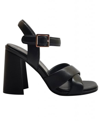 Women's Lessia Dress Sandals Black $60.42 Shoes