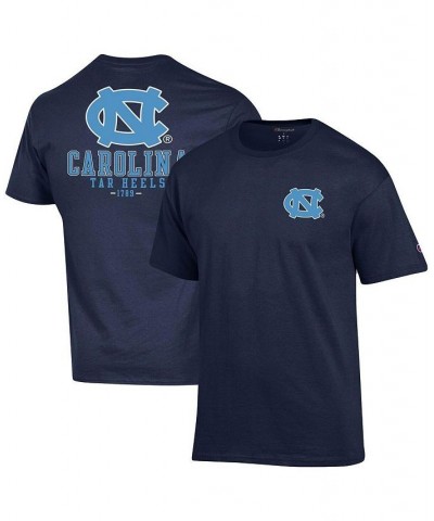 Men's Navy North Carolina Tar Heels Stack 2-Hit T-shirt $18.90 T-Shirts