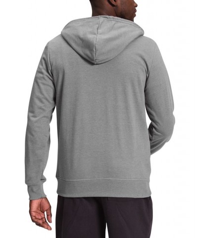 Men's Logo Fleece Full-Zip Hoodie Gray $49.50 Sweatshirt