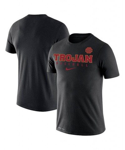 Men's Black USC Trojans Baseball Legend Performance T-shirt $29.99 T-Shirts