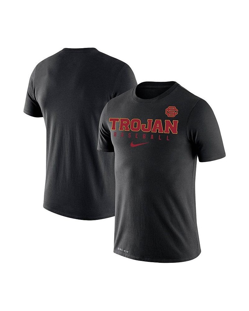 Men's Black USC Trojans Baseball Legend Performance T-shirt $29.99 T-Shirts