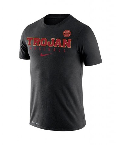 Men's Black USC Trojans Baseball Legend Performance T-shirt $29.99 T-Shirts