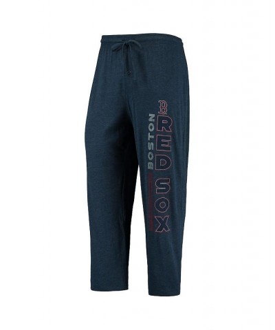 Men's Navy and Red Boston Red Sox Meter T-Shirt and Pants Sleep Set $35.00 Pajama