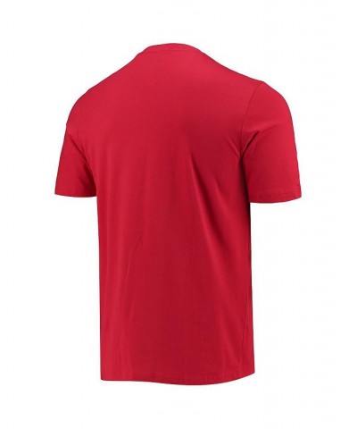 Men's Red Manchester United Club Crest T-shirt $15.60 T-Shirts