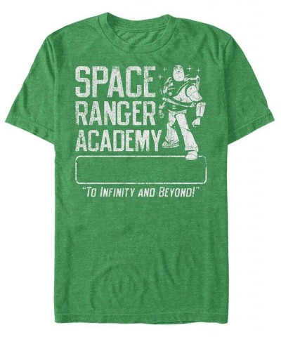 Disney Pixar Men's Buzz Lightyear Space Ranger Academy, Short Sleeve T-Shirt Green $19.94 T-Shirts