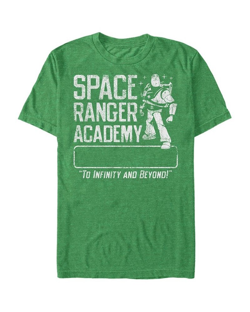 Disney Pixar Men's Buzz Lightyear Space Ranger Academy, Short Sleeve T-Shirt Green $19.94 T-Shirts