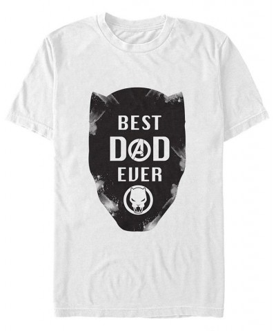 Men's Best Dad Short Sleeve Crew T-shirt White $16.10 T-Shirts