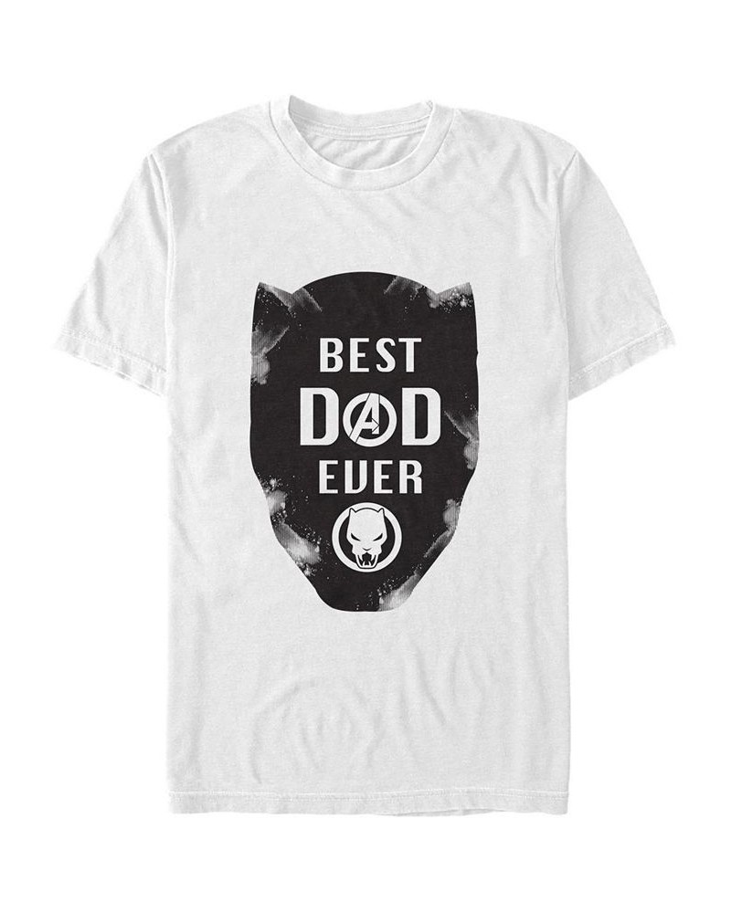 Men's Best Dad Short Sleeve Crew T-shirt White $16.10 T-Shirts