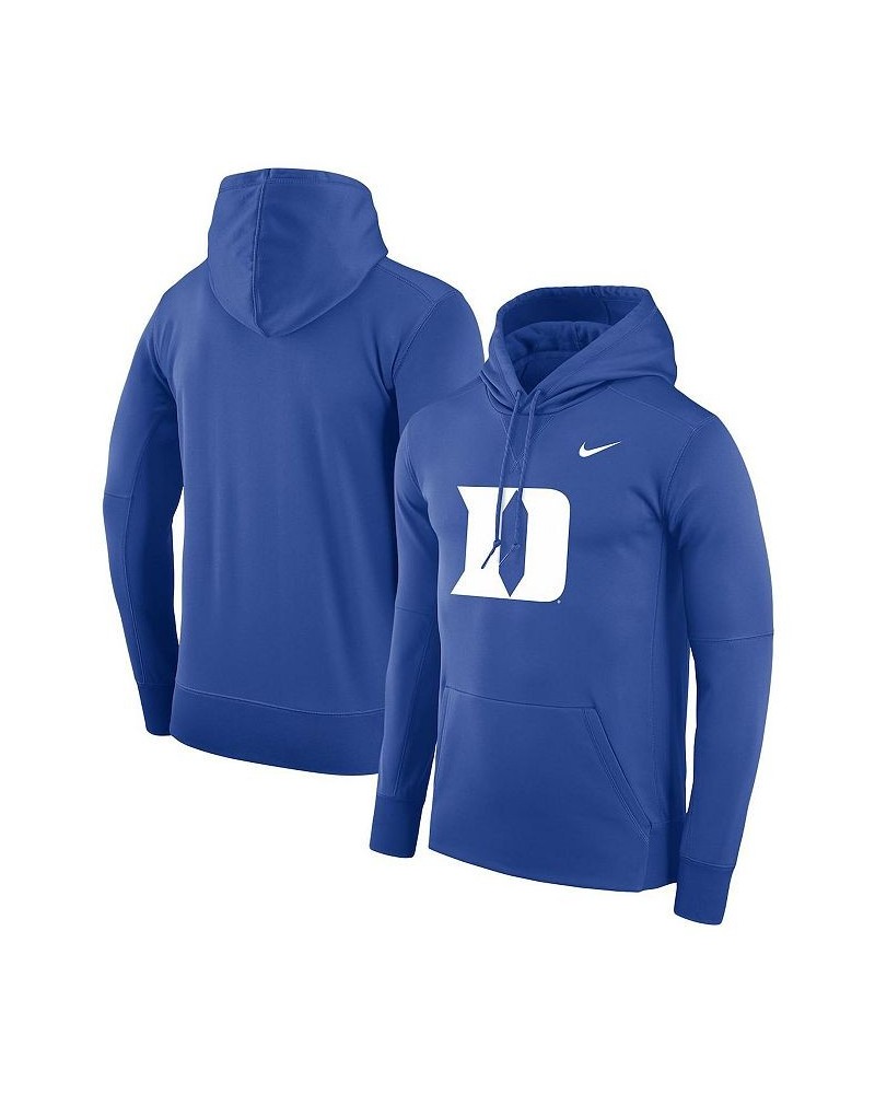 Men's Royal Duke Blue Devils Performance Pullover Hoodie $36.39 Sweatshirt