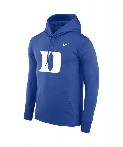 Men's Royal Duke Blue Devils Performance Pullover Hoodie $36.39 Sweatshirt