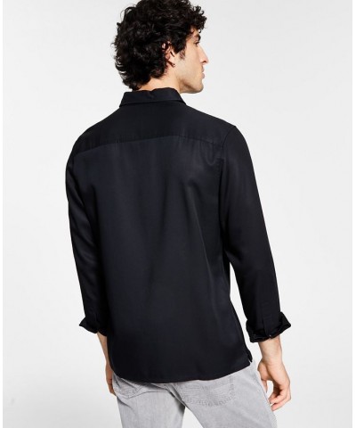 Men's Classic Fit Luxe Long-Sleeve Shirt PD01 $19.08 Shirts