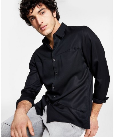 Men's Classic Fit Luxe Long-Sleeve Shirt PD01 $19.08 Shirts