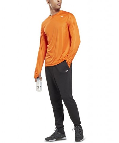 Men's Classic Fit Long-Sleeve Training Tech T-Shirt Orange $15.60 T-Shirts