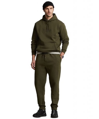 Men's Big & Tall Logo-Embossed Double-Knit Jogger Pants Green $60.68 Pants