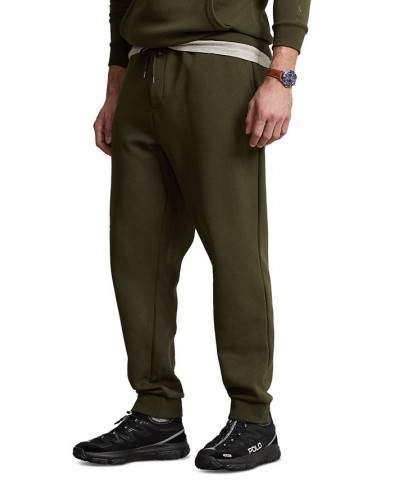 Men's Big & Tall Logo-Embossed Double-Knit Jogger Pants Green $60.68 Pants