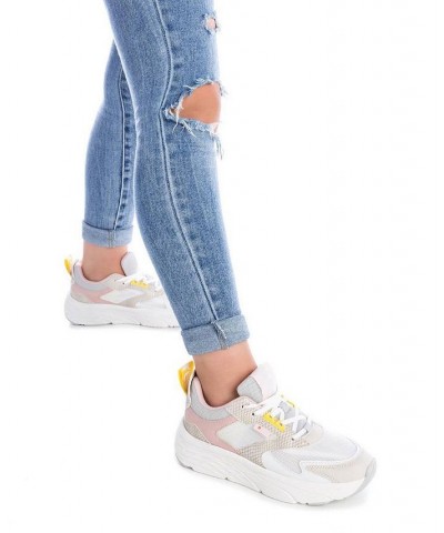 Women's Sneakers By 17056104 White With Multicolor Accent $27.98 Shoes