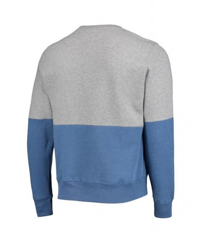 Men's '47 Heathered Gray and Heathered Royal Los Angeles Dodgers Two-Toned Team Pullover Sweatshirt $36.75 Sweatshirt