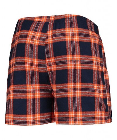 Men's Navy, Orange Houston Astros Takeaway Flannel Boxers $19.94 Shorts